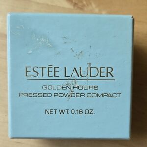 Estee Lauder Golden Hours Pressed Powder Compact - Light Blue